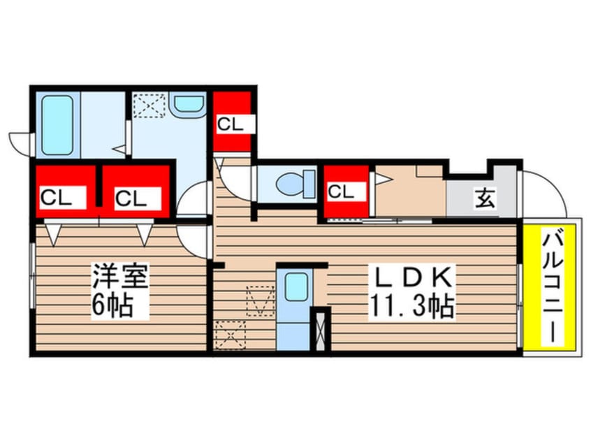 間取図 ガ－デンクレスト