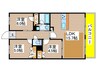 ﾌﾟﾚｻﾝｽﾛｼﾞｪ熱田六番町（1302） 3LDKの間取り