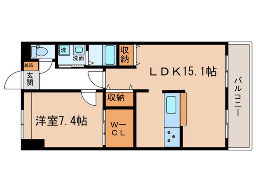 間取図 ウッディヒルズ松ノ木