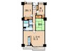 希望ヶ丘グランドハイツ（304） 3LDKの間取り