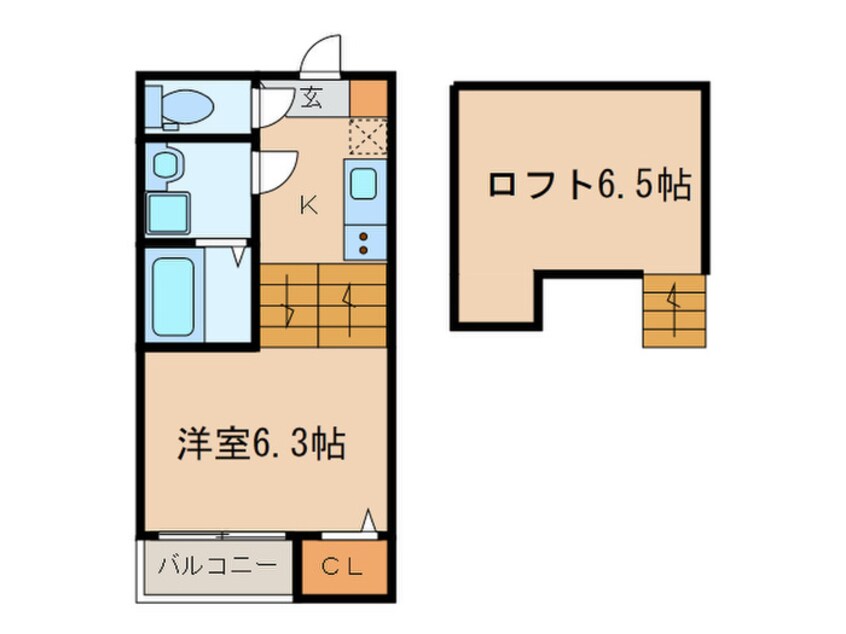 間取図 ハーモニーテラス野並Ⅱ