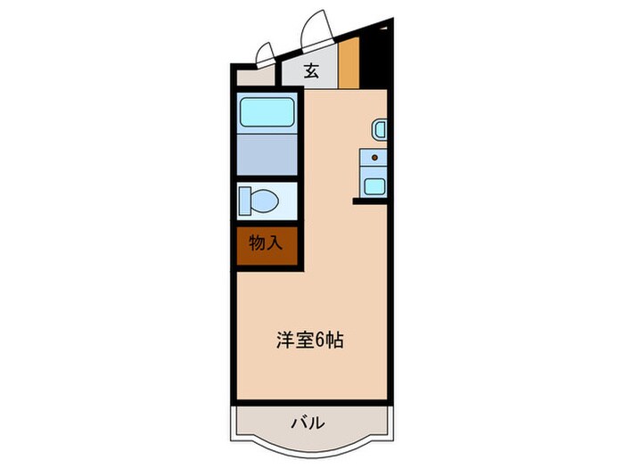 間取り図 タウンコート末広