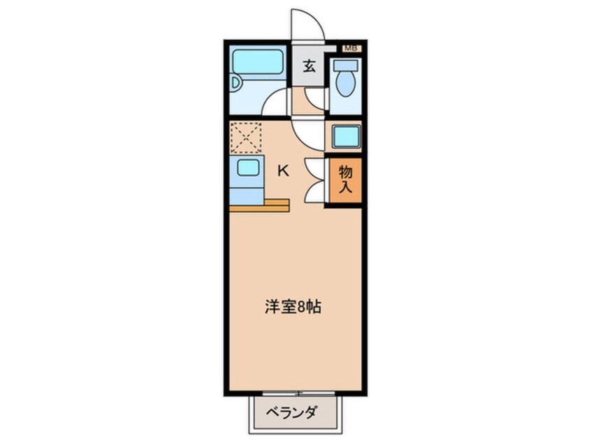 間取図 あすなろアパート