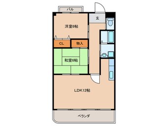 間取図 エクセラ大野木２番館