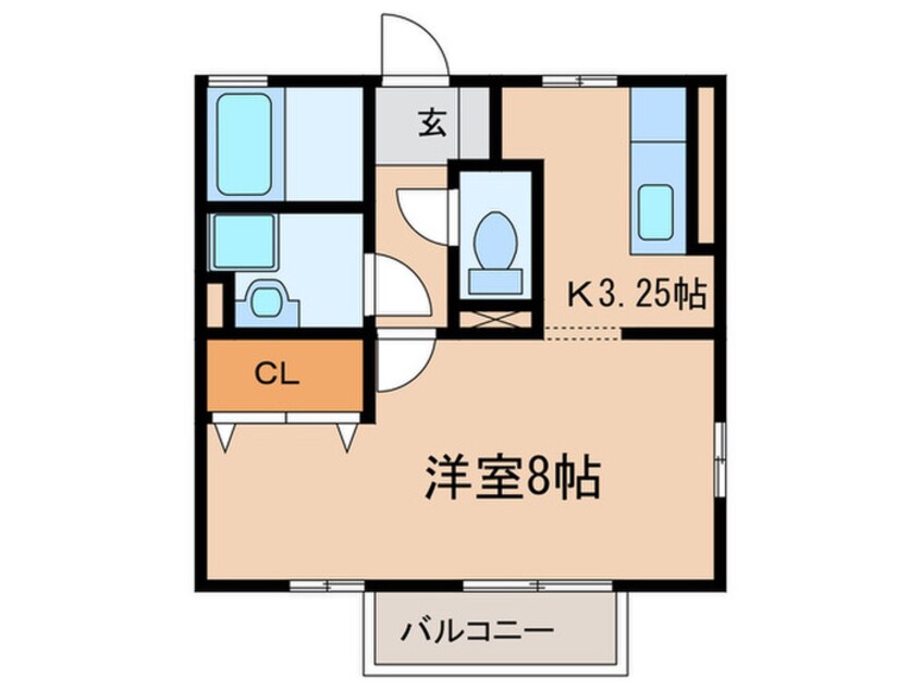 間取図 ラ　フォーレ幸心　Ｂ