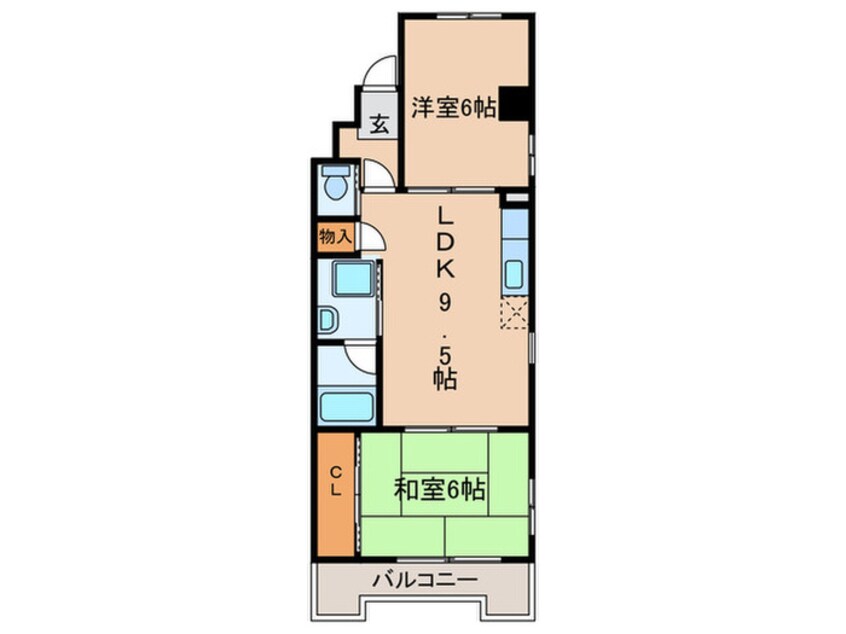 間取図 エクセラ歌里