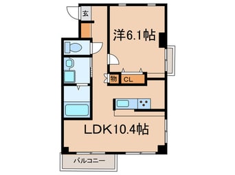 間取図 Bonne ChanceⅡ