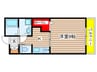 メゾンアール本町 1Kの間取り