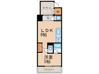 間取図 プリマヴェ－ル名駅シュ－ル