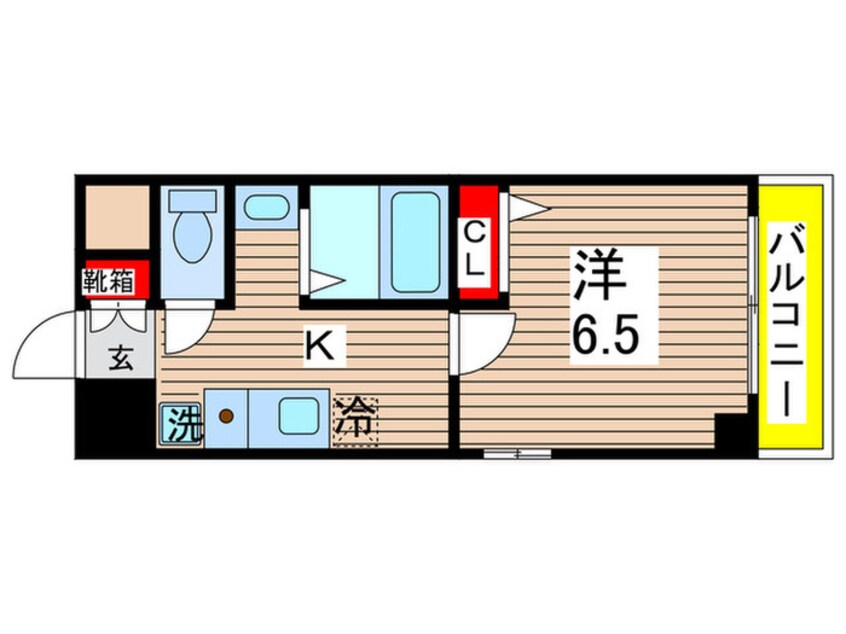 間取図 フォルトゥ－ナ荒畑