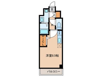 間取図 ﾌﾟﾚｻﾝｽ名古屋菊井ｾﾙｶ(904)