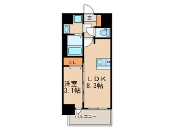 間取図 プレサンスSAKAEフロント