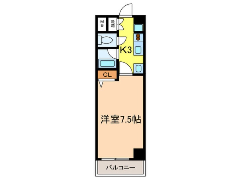 間取図 CITY SPIRE名駅北