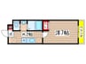 A-City瑞穂雁道 1Kの間取り