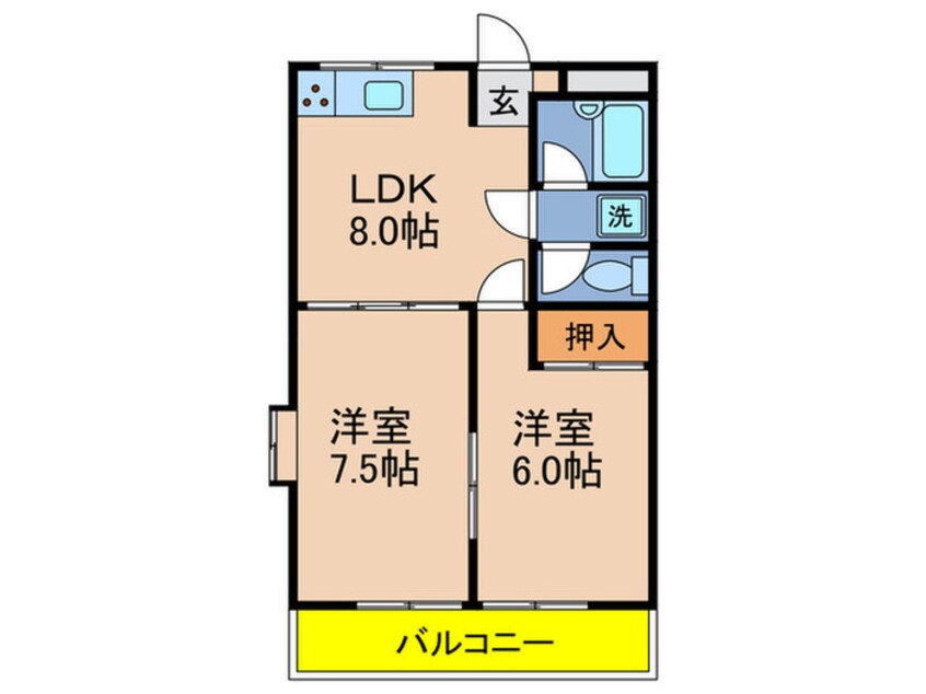 間取図 ブランメゾンコジマ