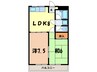 ブランメゾンコジマ 2LDKの間取り