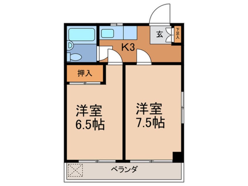 間取図 リエス元柴田