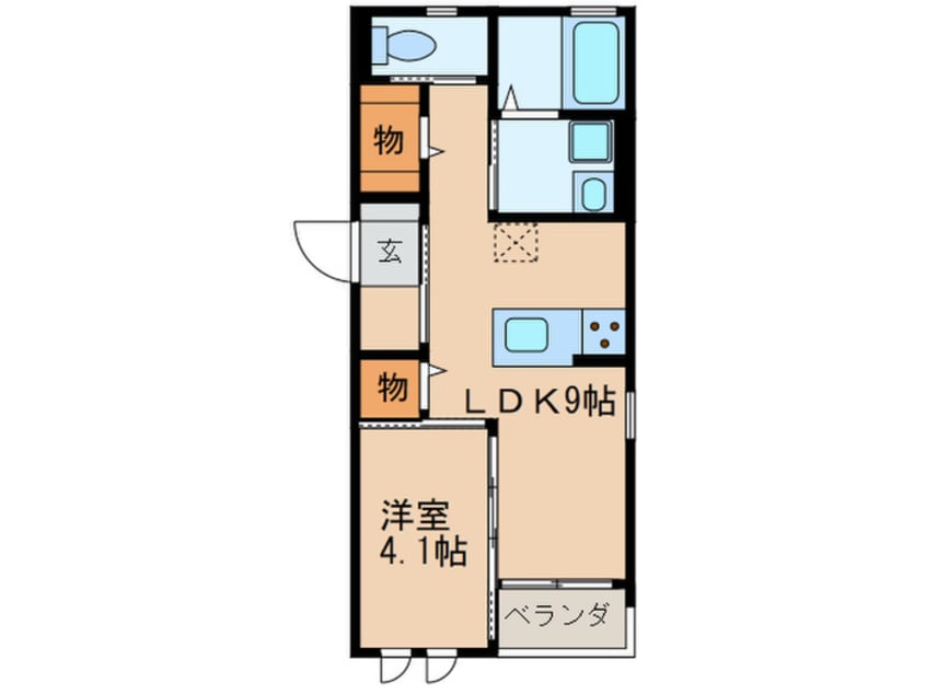 間取図 ＷＩＴＨ　ＨＥＩＭ山之手