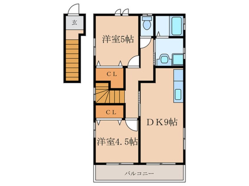 間取図 ファインコート白沢