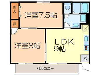 間取図 ハビテ－ション要