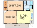 ハビテ－ション要の間取図
