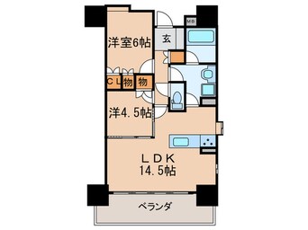 間取図 サンクレーア東山（902）