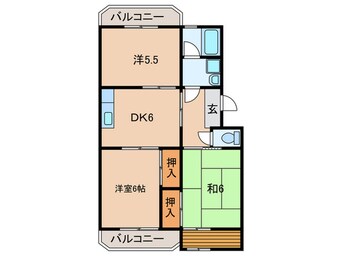 間取図 シャトルことぶき