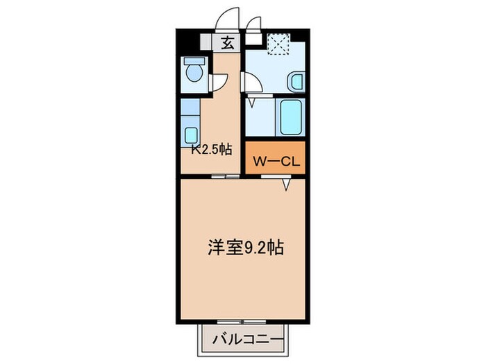 間取り図 カ－サ占部