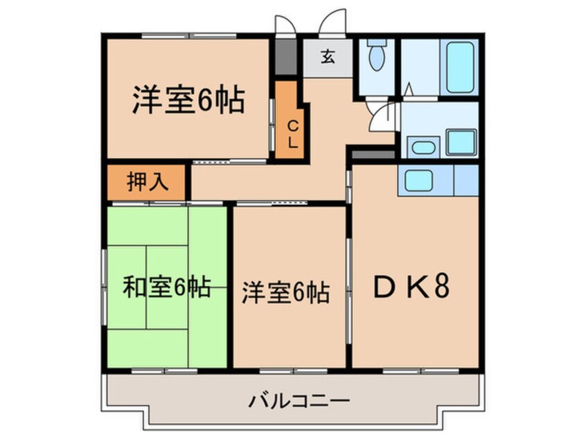 間取図 ハウスブランシェ