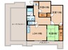 グリンピア牧野ケ池 3LDKの間取り