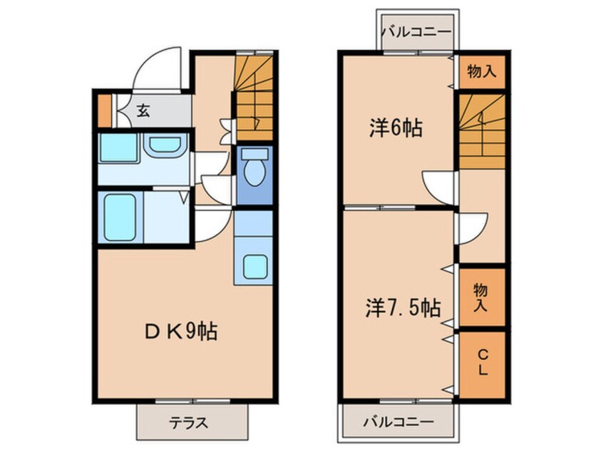 間取図 ＧＲＡＣＩＡ天白