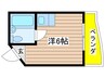 八事ベルハウス 1Rの間取り