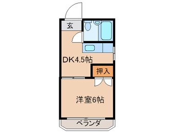 間取図 ヴィラ吉野