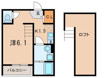 間取図 グランビル上小田井