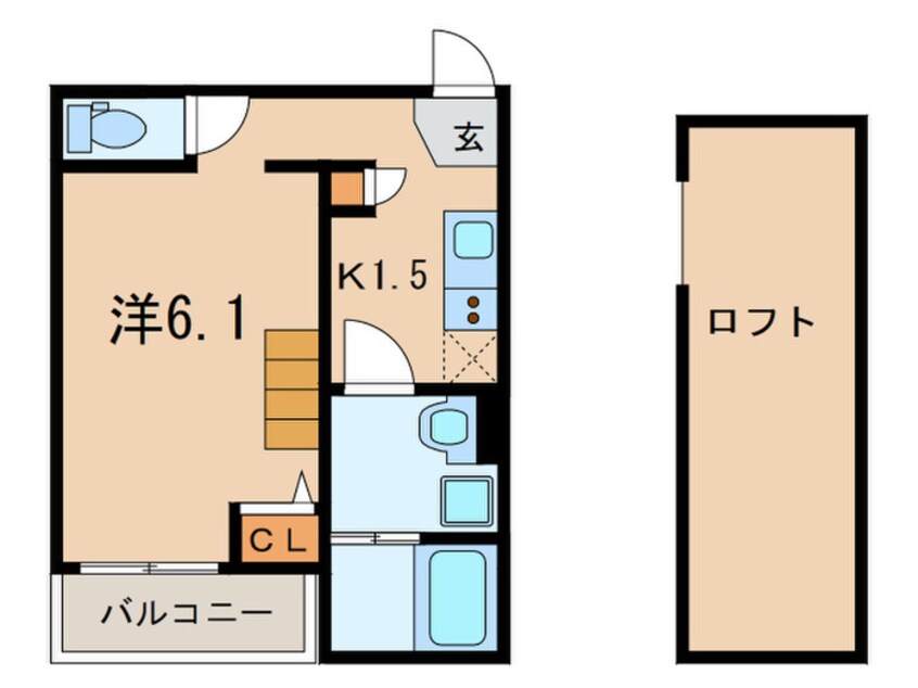 間取図 グランビル上小田井