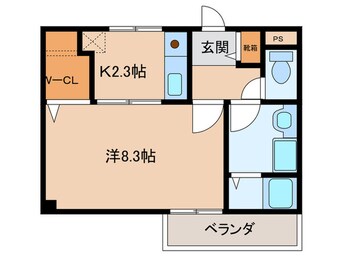 間取図 プルミエⅡ