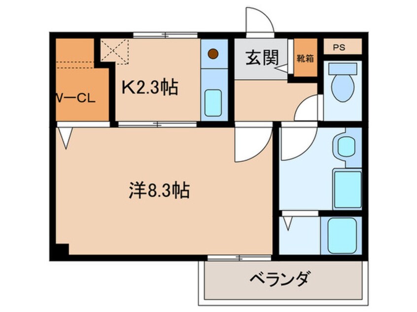 間取図 プルミエⅡ