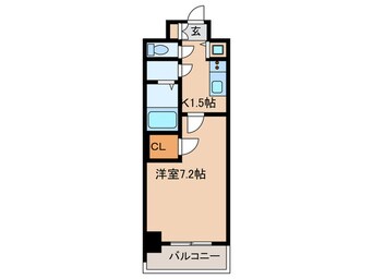 間取図 エスリード新栄グラティア