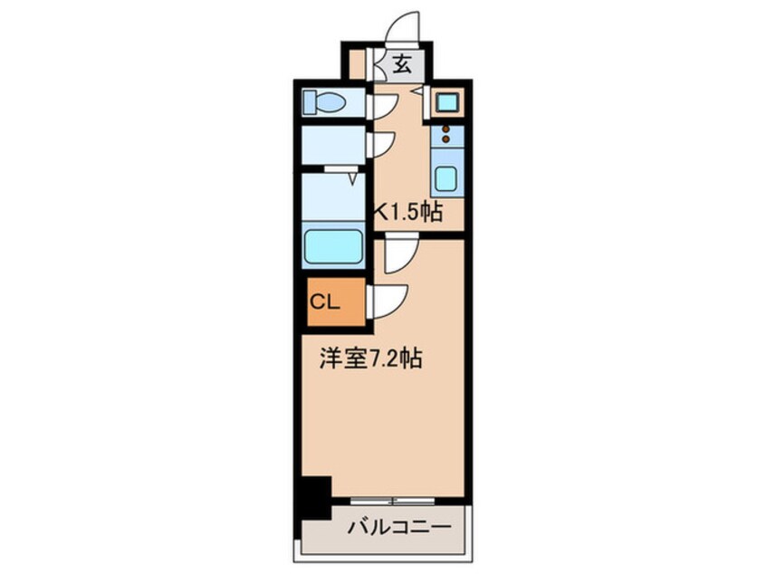 間取図 エスリード新栄グラティア