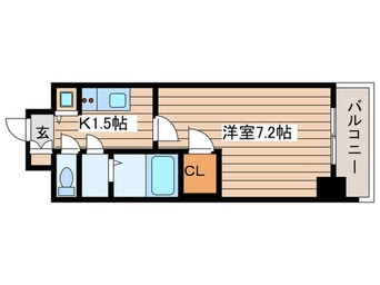 間取図 エスリード新栄グラティア