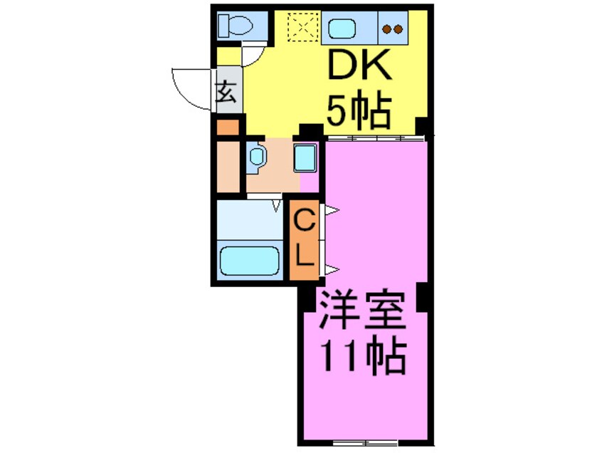 間取図 リヴェ－ル吹上