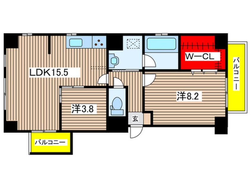 間取図 C・P・Pure隼人町