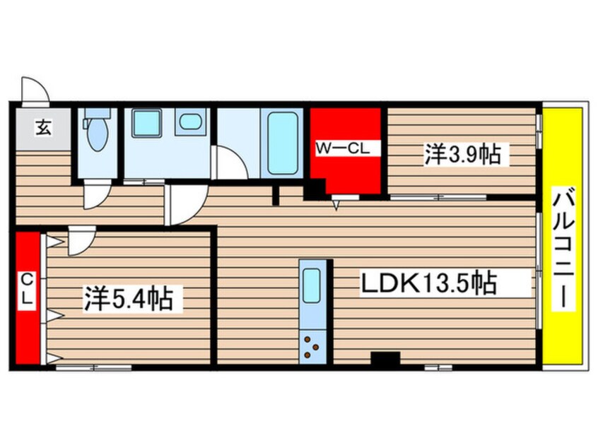 間取図 C・P・Pure隼人町