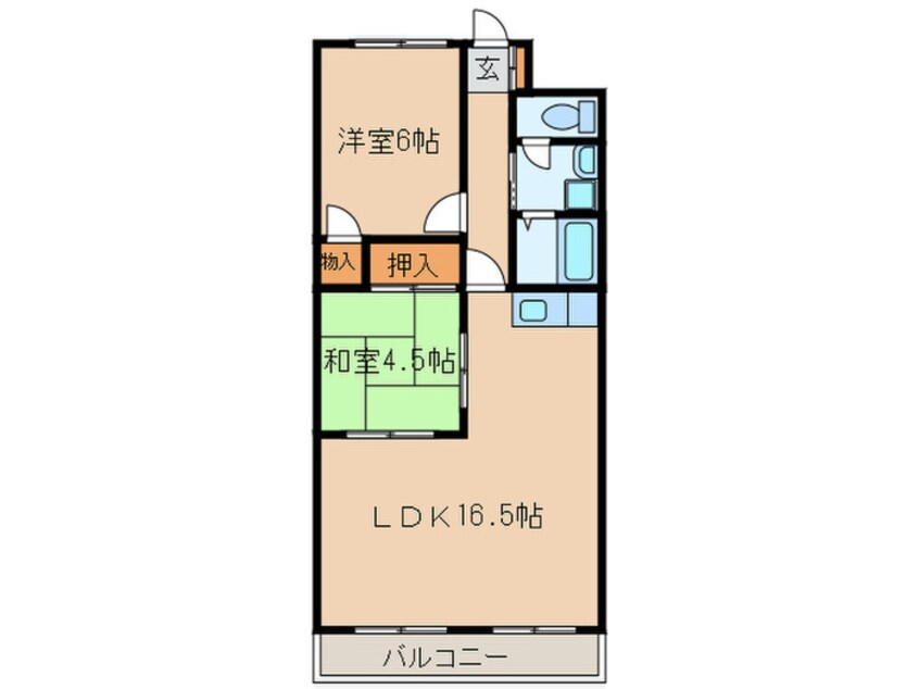 間取図 レナジア神領