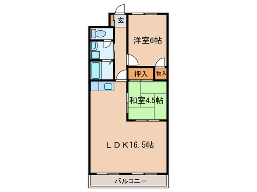 間取図 レナジア神領