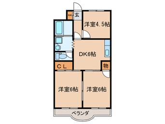 間取図 平安フジハイツ