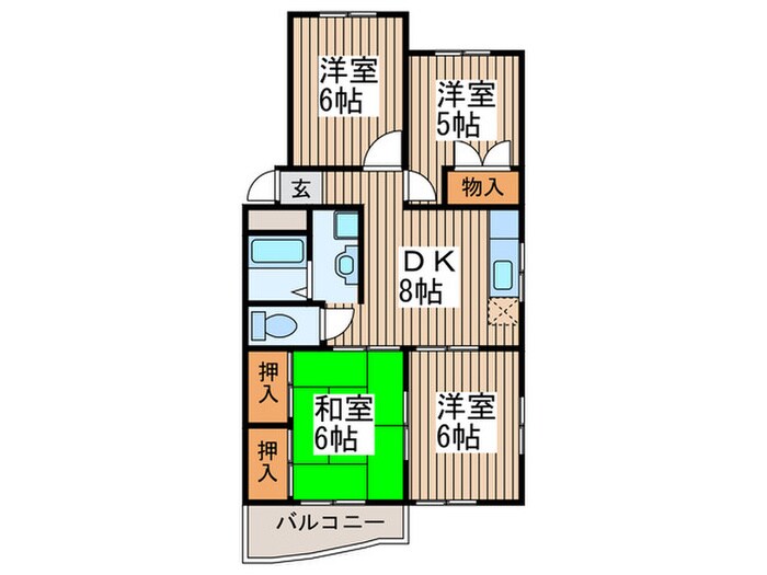 間取り図 関取ハイム