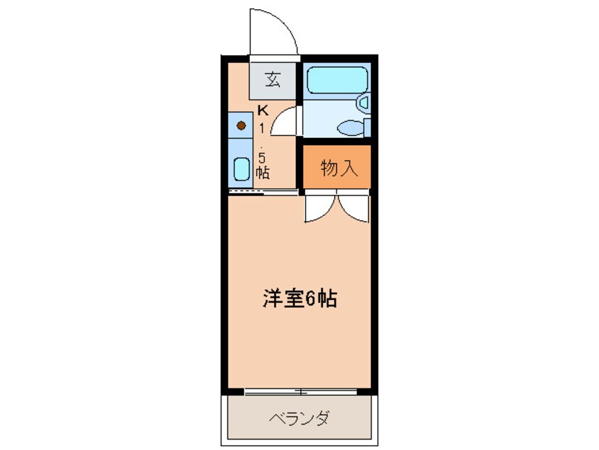 間取図 レジデンス６１０