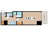 大須レジデンス 1Kの間取り