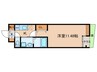 郷前町２丁目マンション 1Kの間取り